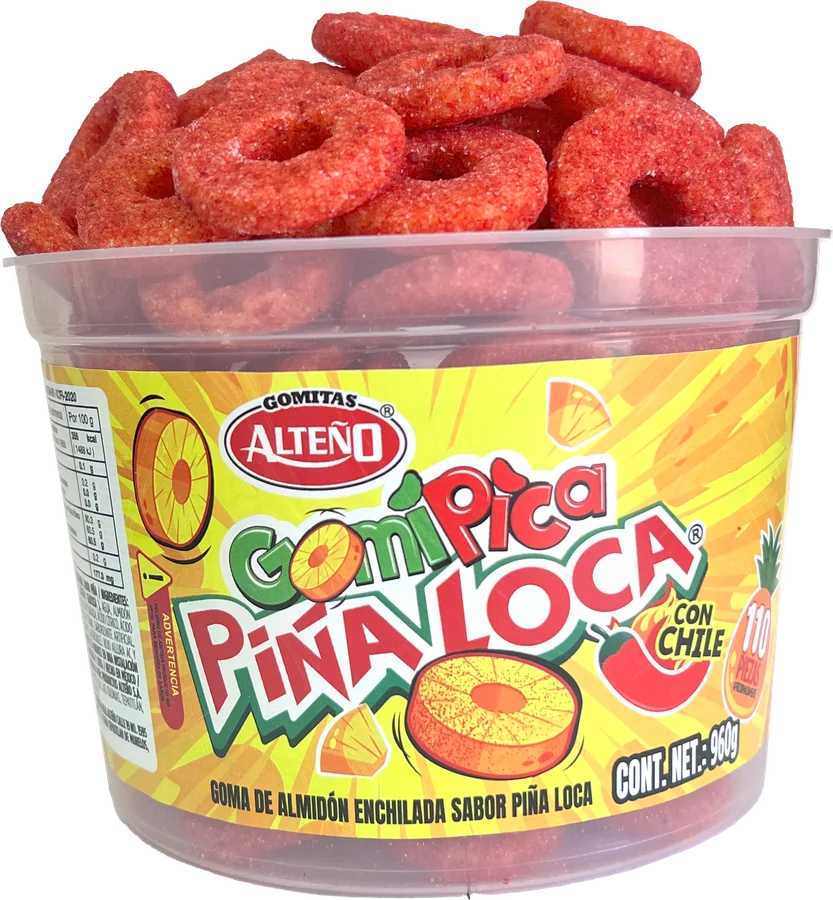 Gomita Pica Piña Loca (vitrolero)